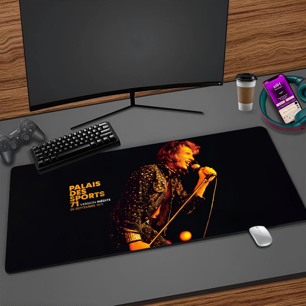 Pc Gaming Lounge - ジョニー・アリデイ マウスパッド 漫画柄 ロックエッジ付き 大型ゲーミングパッド コンピューターゲーマー用キーボードマット