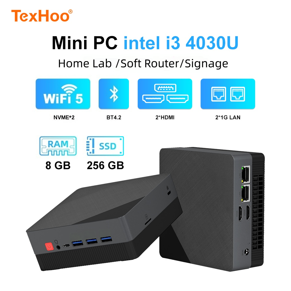 Texhoo MINI PC：Intel Core i3-4 - Pc Gaming Intel のレビューと価格