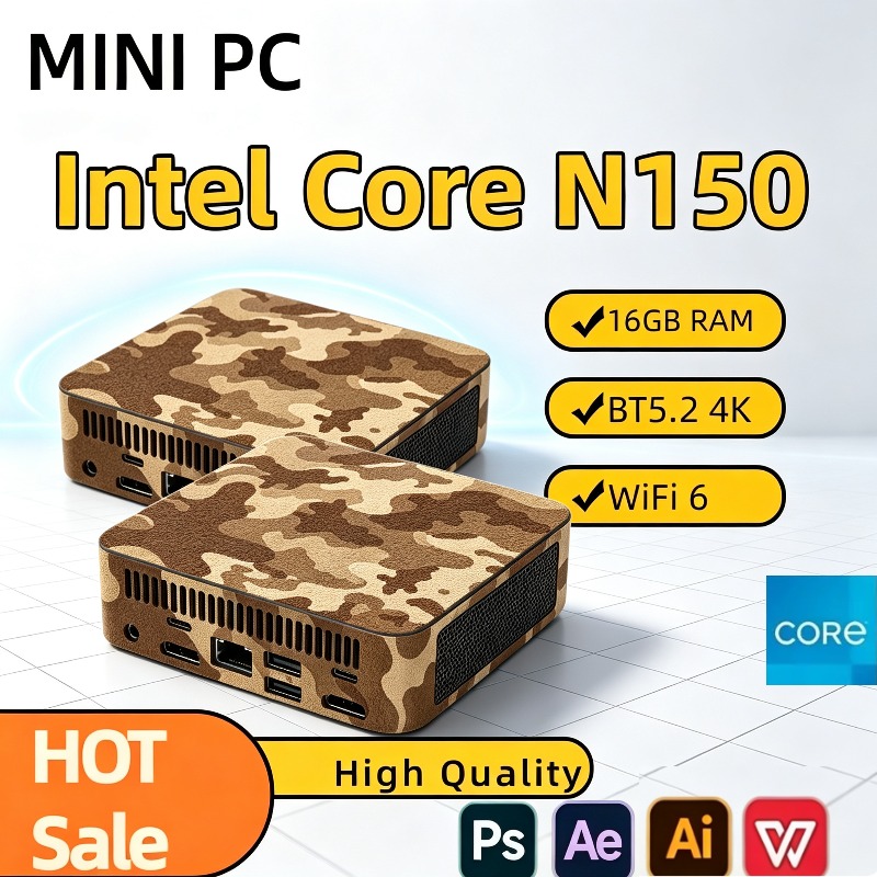 コンパクトミニPC Intel N150ミニPCコンピュータ - Pc Gaming Intel のレビューと価格