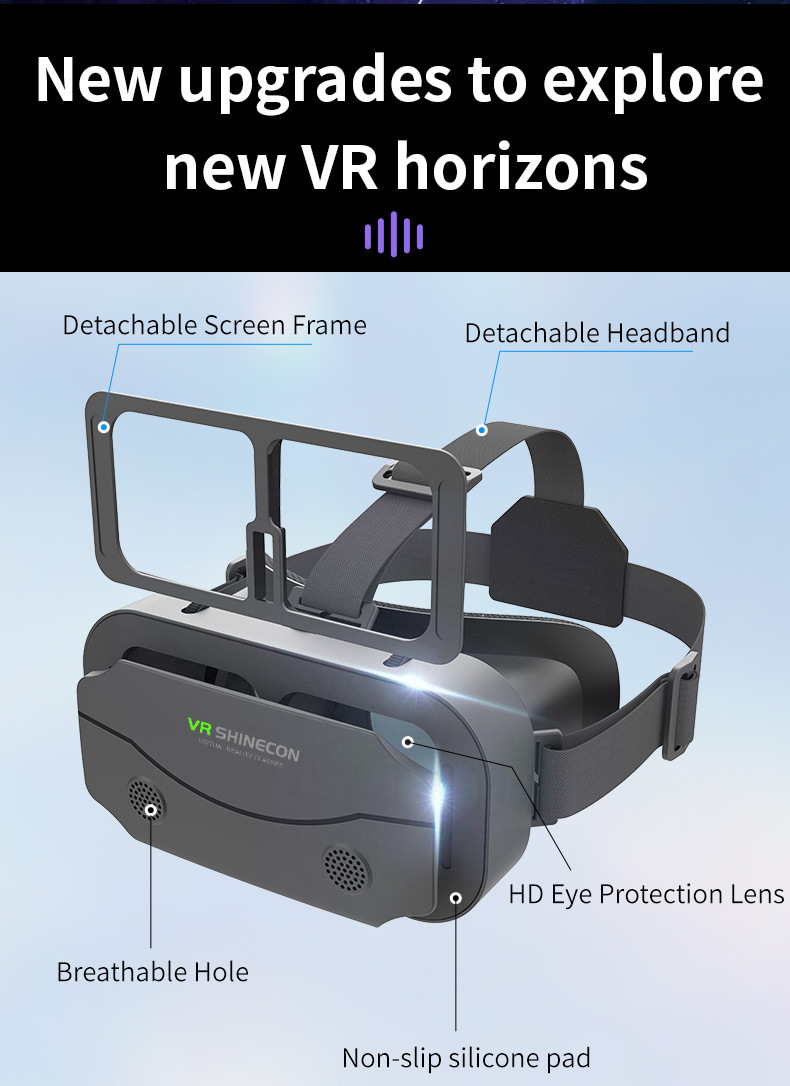 SHINECON 3D ヘルメット VR メガネ 3D メガ - Vr Headset Pc のレビューと価格