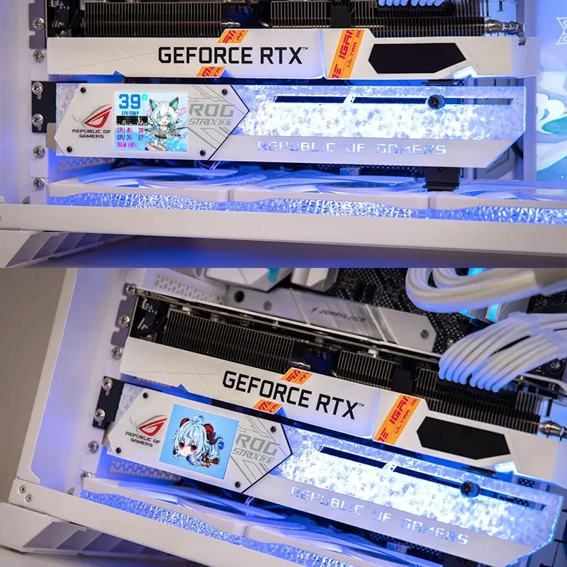 DIY 2.2 インチ LCD ディスプレイ GPU ブラケ - Pc Gaming Lounge のレビューと価格