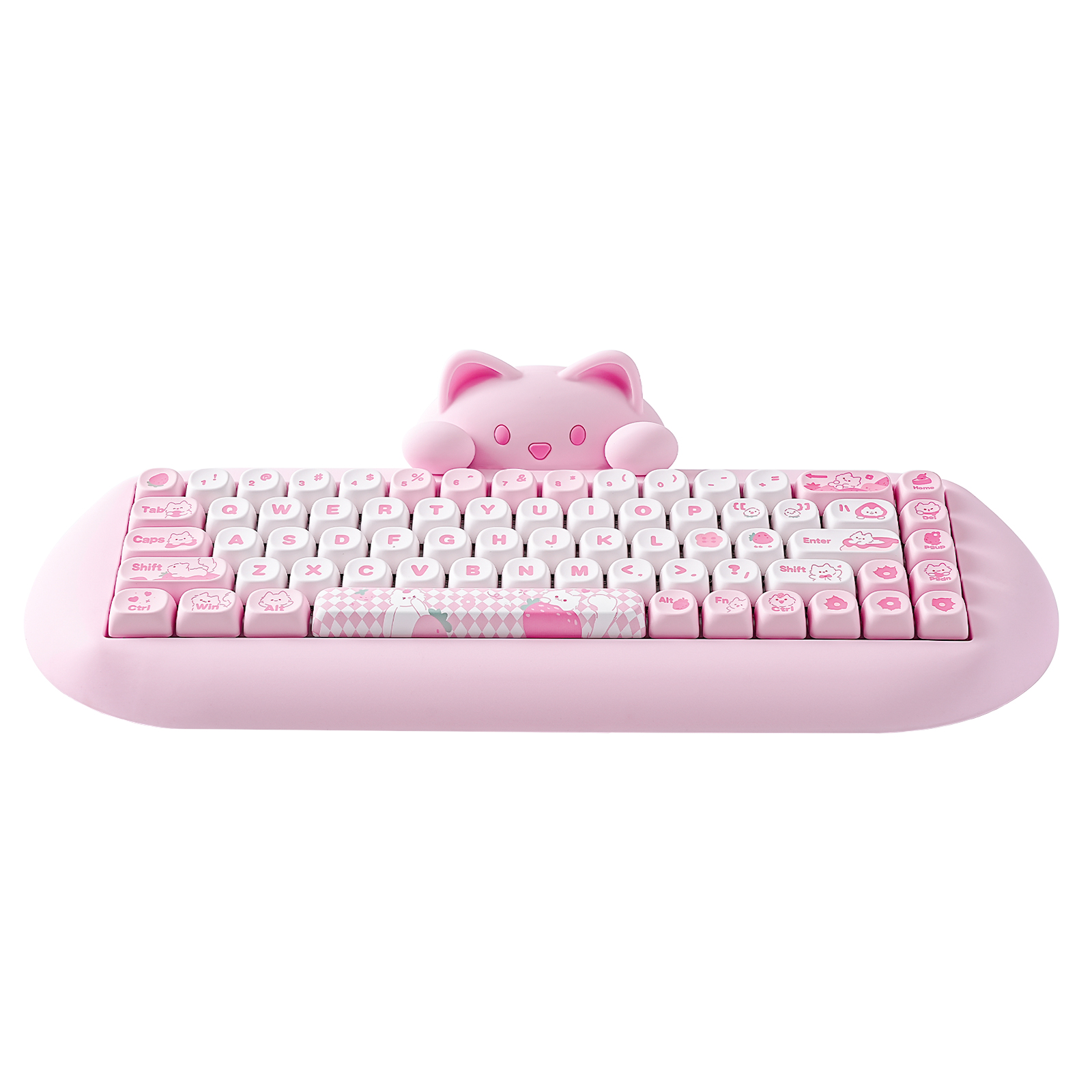 YUNZII C68 ピンク 65% Hi-Fi かわいい猫 - Pc Gaming Pink のレビューと価格
